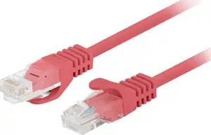 Lanberg PCF6-20CC-0025-R networking cable Red 0.25 m Cat6 U/UTP (UTP)