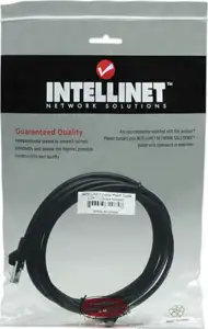 Intellinet Cat5e, CCA, U/UTP, PVC, RJ45,7.5m, crni