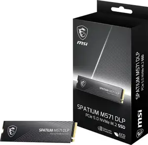MSI SPATIUM M571 DLP PCIe 5.0 NVMe M.2 4T internal solid state drive 4 TB PCI Express 5.0 3D NAND