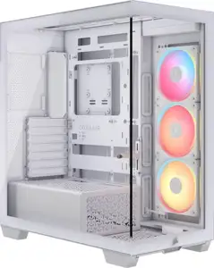 Corsair Midi Tower 3500X LXR LINK TG White