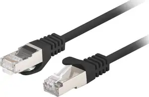 Lanberg PCU5-20CC-0100-BK networking cable Black 1 m Cat5e U/UTP (UTP)