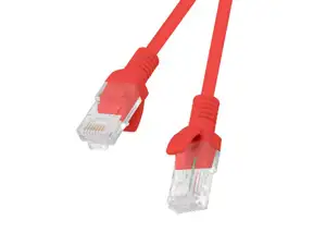 PRESPOJNI KABEL KAT.5E UTP 1,5M CRVENI FLUKE PASSED LANBERG 10 KOMADA