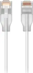 Ubiquiti UACC-Cable-Patch-EL-3M-W networking cable Translucent, White Cat6