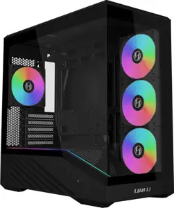 Case Lian Li Vector V100 MINI, Micro-ATX, Tempered Glass, black