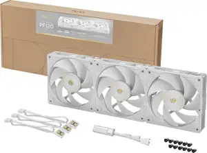 ASUS ProArt PF120 Fan PWM White 3in1 Computer case 12 cm 3 pc(s)
