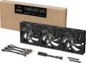 ASUS ProArt PF120 Fan PWM Black 3in1 Computer case 12 cm 3 pc(s)