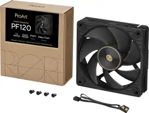 ASUS ProArt PF120 Fan PWM Black Computer case 12 cm 1 pc(s)