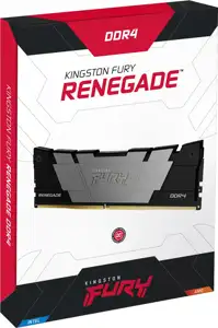 Kingston Technology FURY 16GB 4266MT/s DDR4 CL19 DIMM (Kit of 2) Renegade Black, KF442C19RB2K2/16