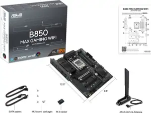 ASUS B850 MAX GAMING WIFI AMD B850 Socket AM5 ATX