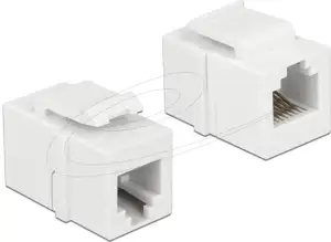 DeLOCK keystone coupler - white