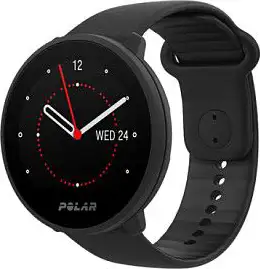 Polar Unite Black S-L Silikonarmband mit Dornschliee