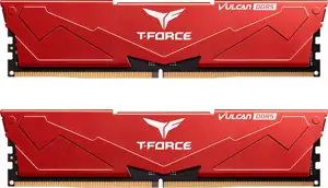 32GB Team Group T-Force Vulcan Desktop Memory rot - 32 GB, 6.000 MHz