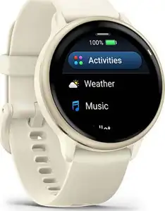 Garmin vivoactive 6 bone/lunargold alu