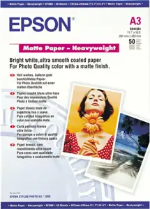 Papir Epson S041261 mat papir velike težine A3 167g 50L