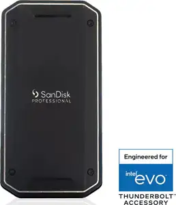 SANDISK Professional Pro G40 4TB Thunderbolt 3 40Gbps USB-C 10Gbps Ultra-rugged IP68 dust/water resistance