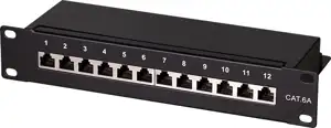 STP prespojni panel Cat.6a, 12-port, 10