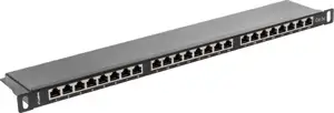 Patch panel Lanberg 24-portni 0.5U 19