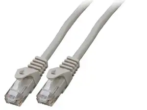 U/UTP prespojni kabel Cat.6 LSZH CCA AWG24, sivi, 10,0 m