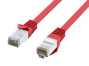 U/UTP prespojni kabel Cat.6 LSZH CCA AWG24, crveni, 0,25 m