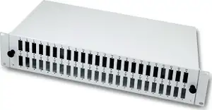 Opt. panel 2U za 48xSC-D vertikalno, svjetlo sivi (RAL 7035)
