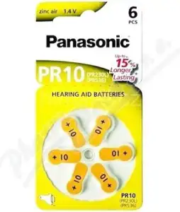 PANASONIC baterije PR230/6LB, Zinc Air