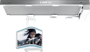 AIO Liquid Cooler Lian Li HydroShift II OLED Curved 360 Fanless, White
