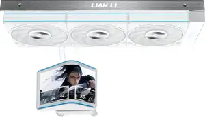 AIO Liquid Cooler Lian Li HydroShift II OLED Curved 360 P28 V2, White