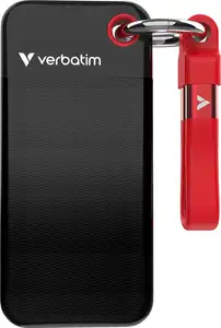 SSD 2TB Verbatim Pocket SSD USB 3.2 blackred retail