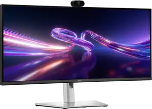 Monitor Dell 34 P3426WEV Curved, 3440x1440, WQHD, 100 Hz, IPS Antiglare, 21:9, 1500:1, 350 cd/m2, 8ms/5ms, 178/178, DP, HDMI, 2xUSB-C (DP/PD), USB-B, 3xUSB A, RJ-45, Cam, Tilt, Swivel, Slant, Height A