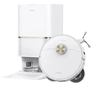 Dreame L50 Ultra AE robotic vacuum cleaner with self-cleaning station, white