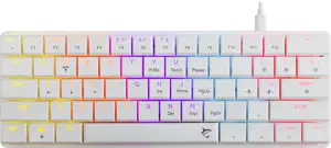 WHITE SHARK gaming tipkovnica GK-006111 NAGAMAKI bijela crv.sw. US