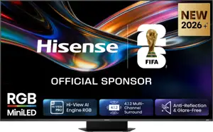 HISENSE TV RGB MiniLED 85UR9S Pametni TV 4K 180Hz