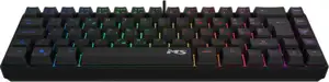 Tipkovnica MS Elite K-500C, membranska gaming, žičana, 68 tipki, RGB, crna