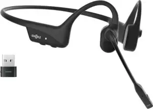 Slušalice Shokz OpenComm2 UC bežične Bluetooth Bone Conduction s USB-A adapterom, crne, C120-AA-BK-EU-000