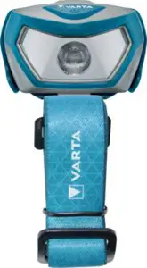Naglavna LED svjetiljka Varta Outdoor Sports H10 Pro 100 lm, 3x AAA, plava