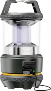 LED kamping lanterna Varta Outdoor Sports L20R 420 lm, punjiva, USB-C, crno-žuta