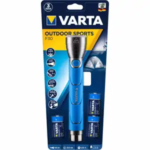 LED svjetiljka Varta Outdoor Sports F30 350 lm, 3x C, plava