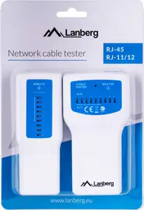 Lanberg NT-0402 network cable tester PoE tester Blue, White
