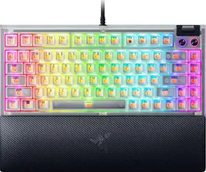 Keyboard Razer BlackWidow V4 75%, Phantom White, US