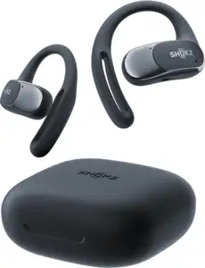 Slušalice Shokz OpenFit Air bežične Bluetooth open-ear s kukicom za uho, crne, T511-ST-BK