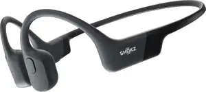 Slušalice Shokz OpenRun bežične Bluetooth sportske Bone Conduction s trakom oko vrata, crne