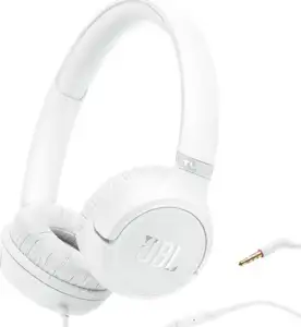 JBL Tune 530 wired headphones, white