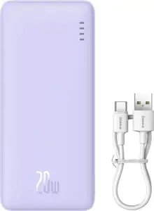 Baseus Airpow - 20,000 mAh 20W power bank (purple)