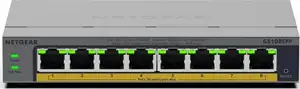 NETGEAR Easy Smart GS108EPP - switch - high-power - 8 ports - smart