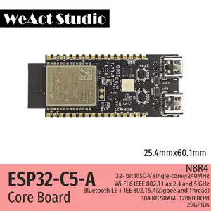 WeAct ESP32-C5-A Development Board, ESP32C5-WROOM1-N8R4
