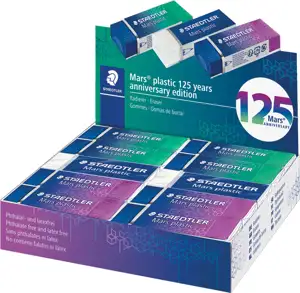 Gumica Mars plastic 125 years Staedtler 526 50-SMA sort-KOMAD!!