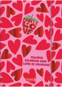 Bojanka B5 16L+naljepnice Fruity Love Brunnen 10-48124 522