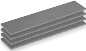 ARCTIC Thermal Pad TP-4 - 120 x 120 mm - 1 mm - 4-pack