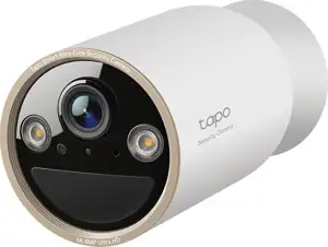 TP-Link Tapo Wire-Free Indoor/Outdoor Security Camera SPEC:4K UHD (3840x2160), H.265/H.264 Supported, 16x UHD Digital Zoom, 2.4/5 GHz Dual Band Wi-Fi, 10000mAh Rechargeable Lithium-ion Battery