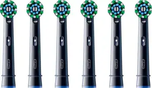 Zamjenske glave za električnu četkicu Oral-B Pro CrossAction, 6 kom, crni